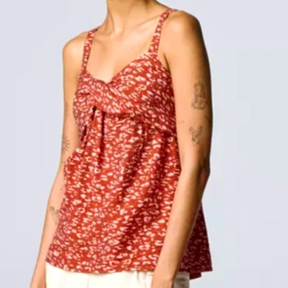 NEW Vera Wang Twist Front Tank (S) NWT!